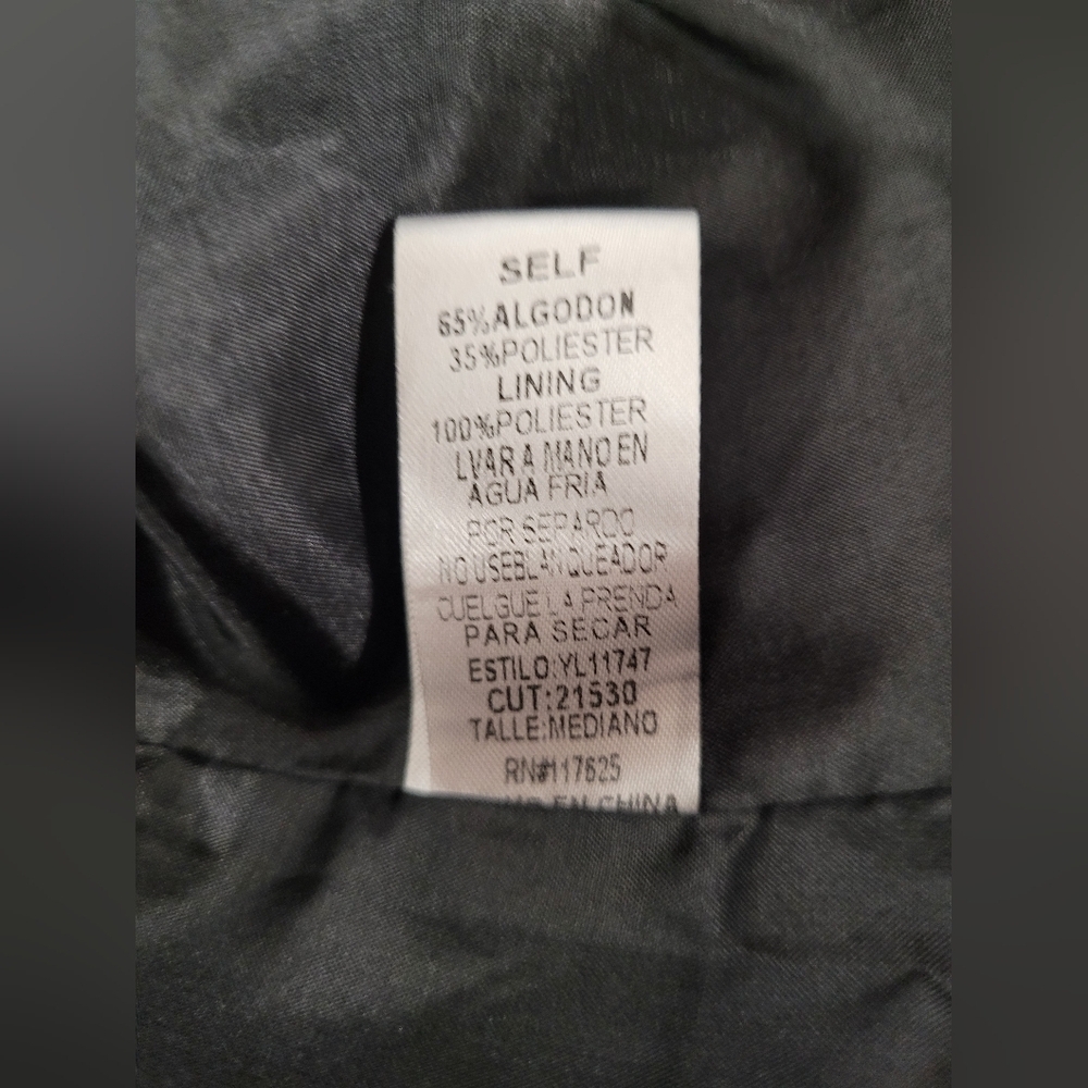 Ya Los Angeles M Black Suit Vest Excellent Condition - Picture 4 of 4